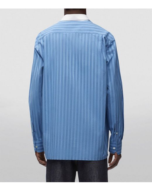 Loewe Blue Striped Shirt for men