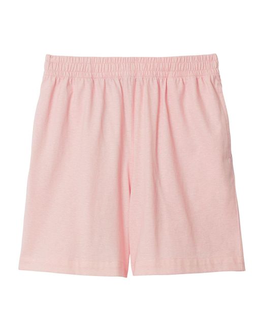 Burberry Pink Elasticated Ekd Shorts