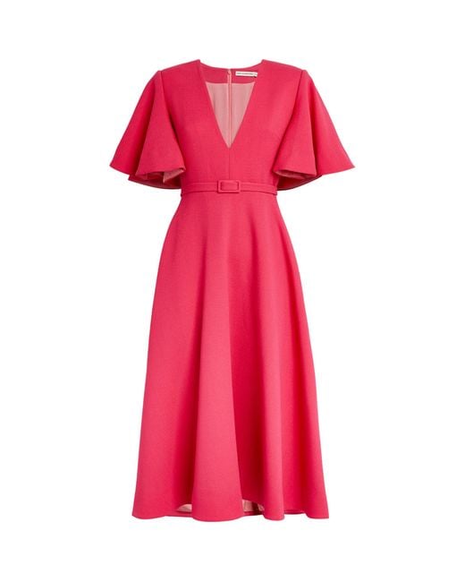 Mary Katrantzou Pink Marie Midi Dress