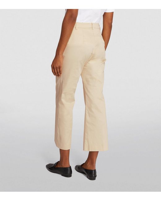 MAX&Co. Natural Tesoro Straight Trousers