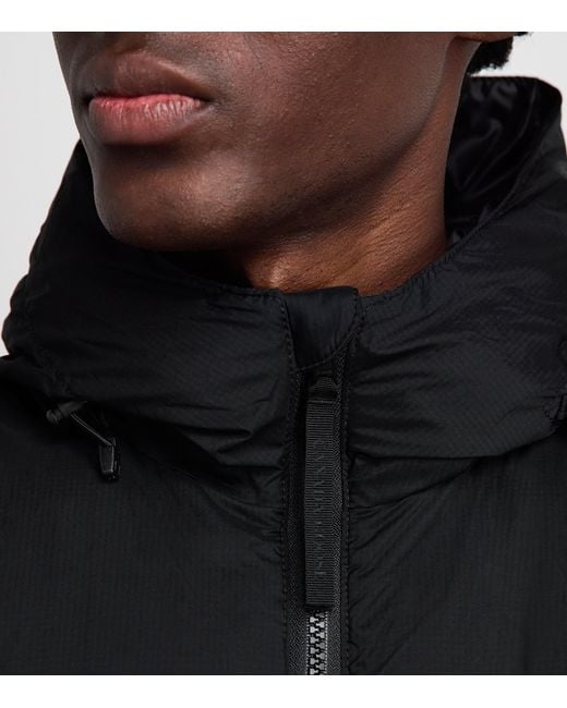 Canada Goose Black Lodge Hooded Jacket for men