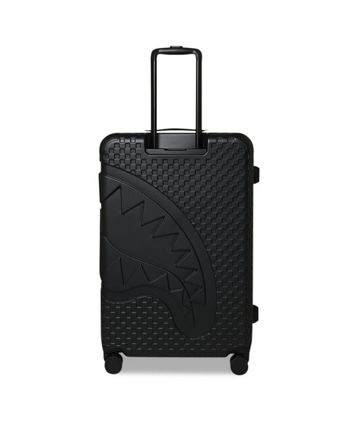 Sprayground Black The Sharkitecture Check-In Suitcase
