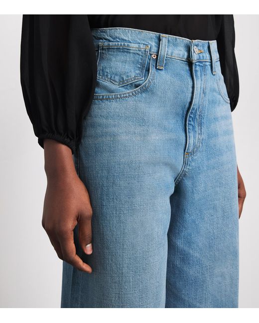 PAIGE Blue Cameron Wide-Leg Jeans