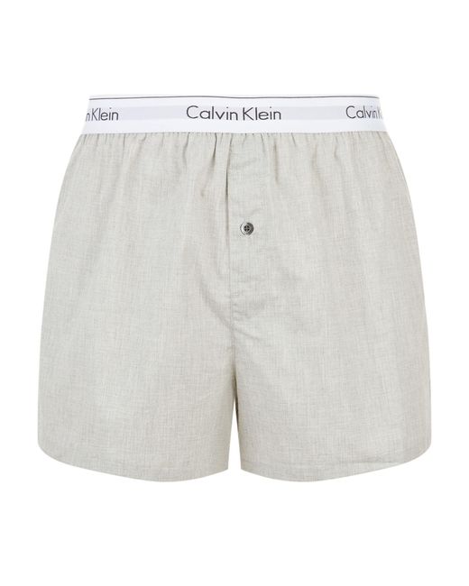 Calvin Klein Modern Cotton Boxer Shorts (pack Of 2) in White for Men - Lyst