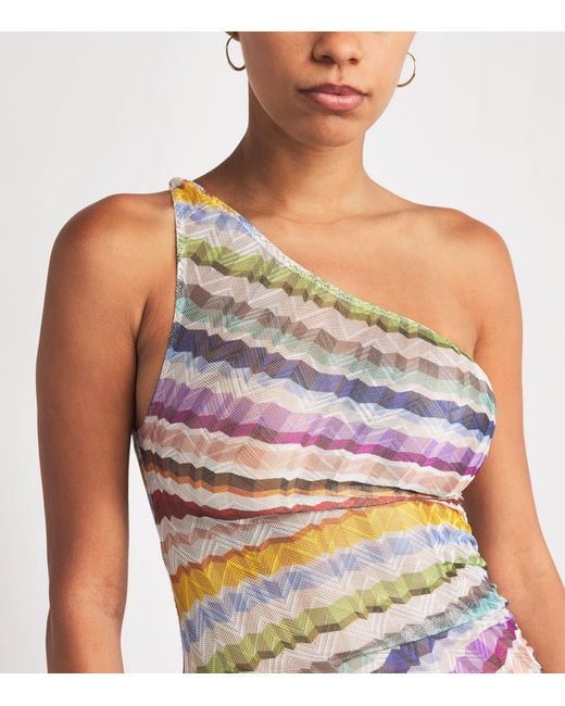 Missoni Multicolor Zigzag Mini Dress