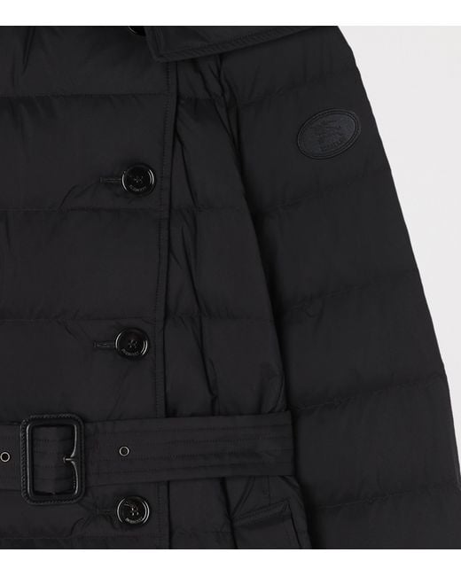 Burberry Black Down Puffer Coat