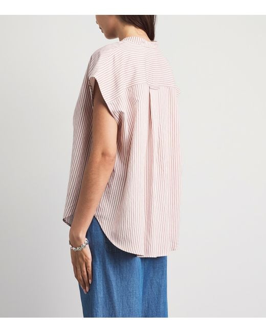 Citizens of Humanity Pink Stripe Penelope Blouse