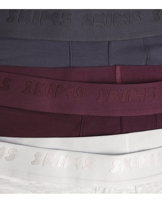Skims Blue Stretch Boxer Briefs for men