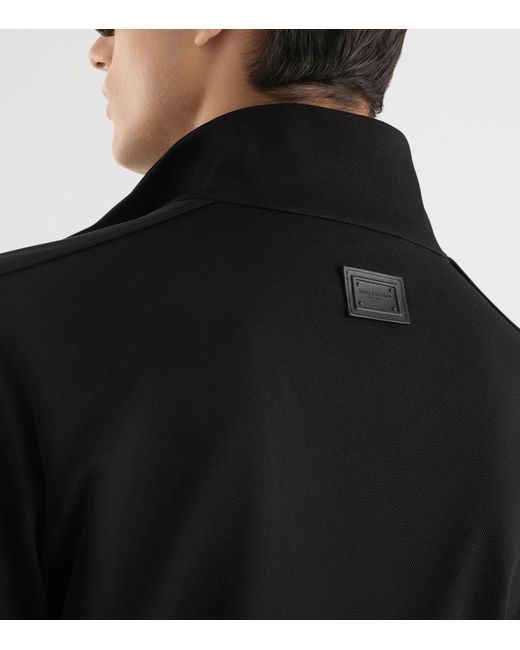 Dolce & Gabbana Black Zipped Cardigan for men