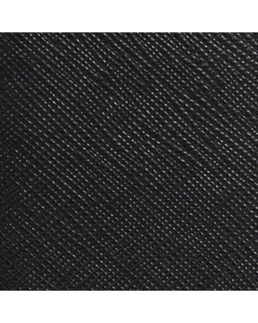Sandro Black Faux Leather Bifold Card Holder for men