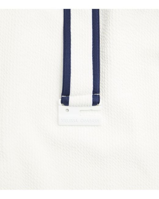 Melissa Odabash White Rio Belted Swimsuit