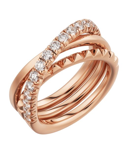 Cartier Pink And Diamond Étincelle De Ring