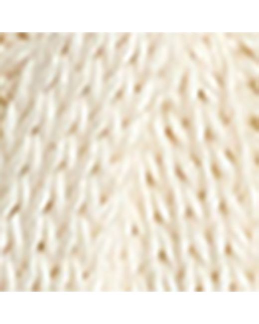 Ralph Lauren Natural Mulberry Silk Cable-Knit Sleeveless Sweater