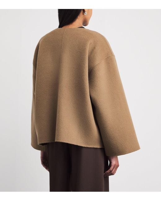 Almada Label Brown Wool Alba Coat