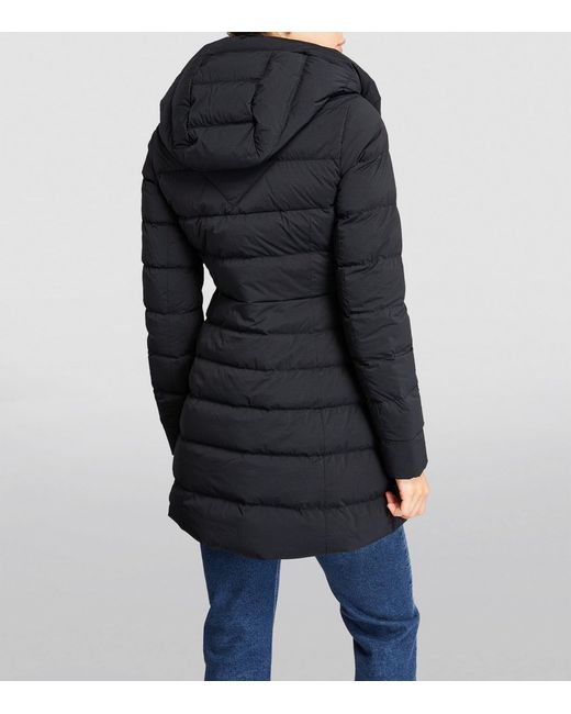 Canada Goose Blue Clair Nylon-Down Coat