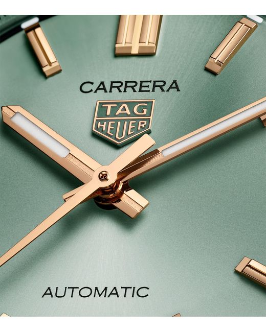 Tag Heuer Gray Steel Carrera Date Watch 36mm