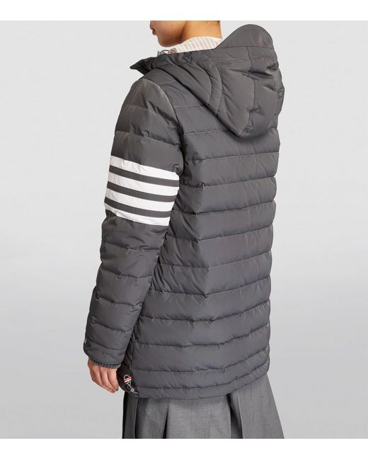 Thom Browne Gray Down-Filled Puffer Jacket