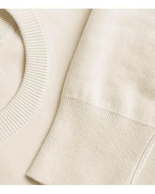 Olivia Von Halle White Silk-Blend Carmel Tracksuit