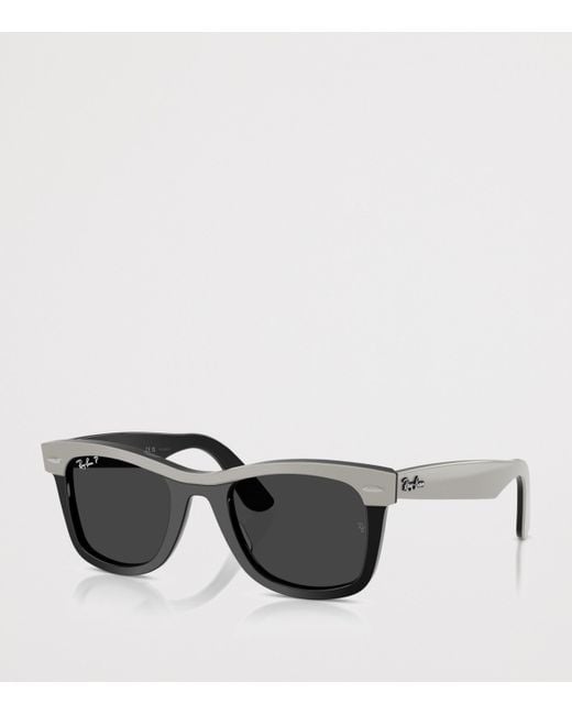 Ray-Ban Gray Rb2240 Street Neat Wayfarer Sunglasses