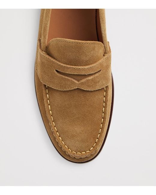 Polo Ralph Lauren Natural Suede Alston Penny Loafers for men