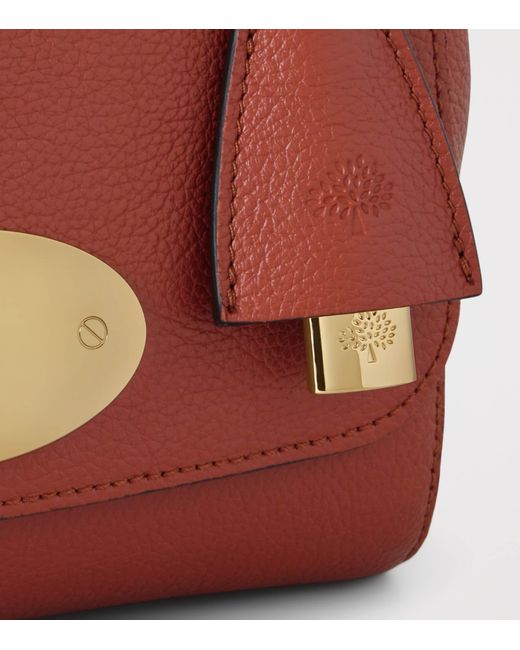 Mulberry Red Leather Lily Shoulder Bag