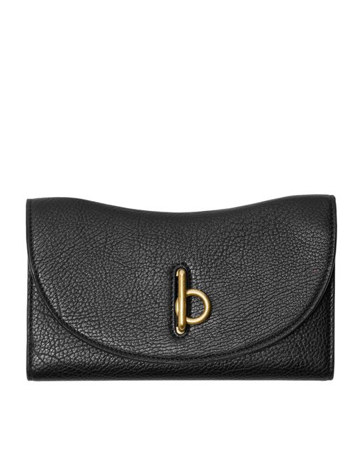 Burberry Black Rocking Horse Continental Wallet