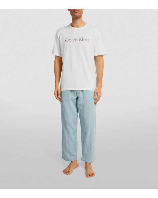 Calvin Klein White Pure Pyjama T-shirt for men