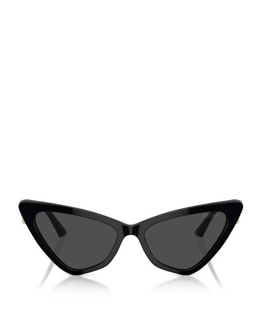 Jimmy Choo Black Acetate Jc5008 Sunglasses