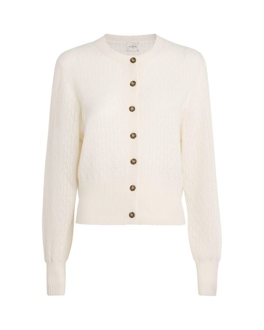 LeKasha White Organic Cotton Gaya Cardigan