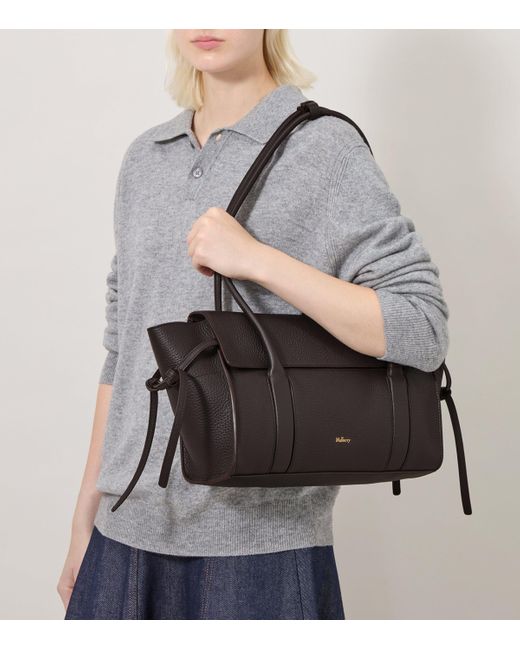 Mulberry Black Small Leather Soft Bayswater Shoulder Bag