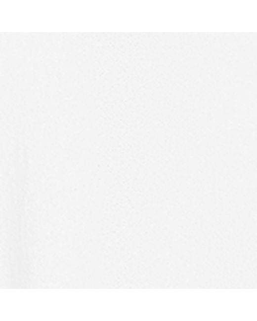 Alaïa White Crepe Asymmetric Maxi Skirt