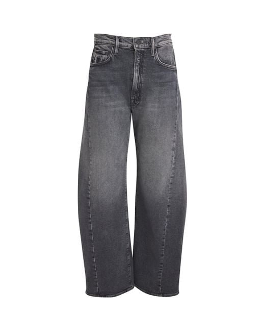 Mother Gray The Half Pipe Flood Ankle Jeans