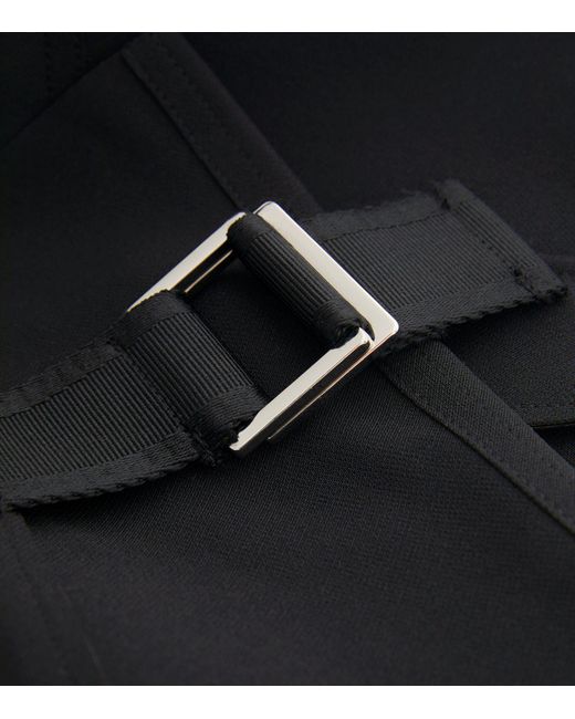 Holzweiler Black Adjustable Skunk Trousers