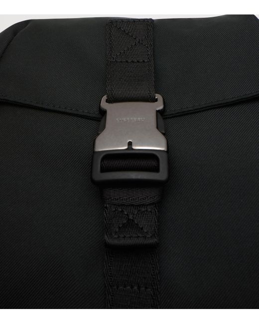 Burberry Black Orkney Flap Backpack for men