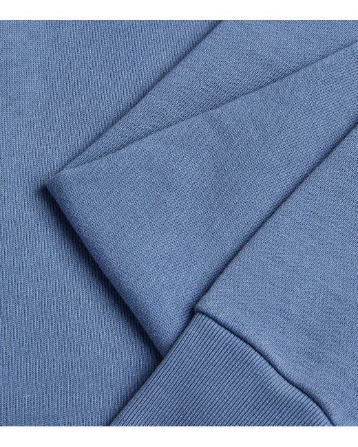 Polo Ralph Lauren Blue Cotton Tonal-logo Hoodie for men