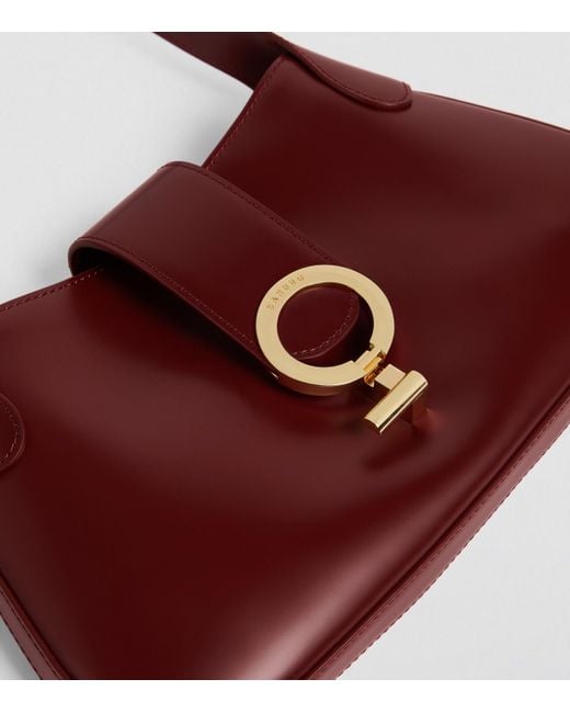 Sandro Red Leather Janet Bag