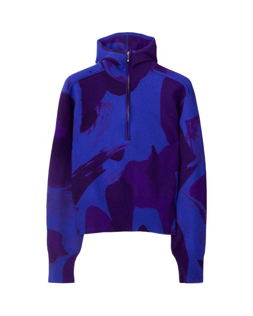 Burberry half zip sweater hot sale