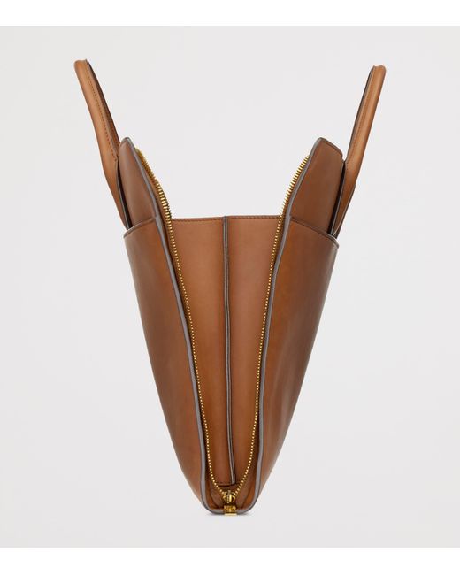 Saint Laurent Brown Leather Sac Du Jour Briefcase
