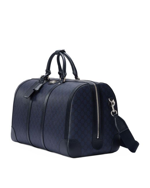 Gucci Blue Large Gg Supreme Ophidia Duffle Bag for men