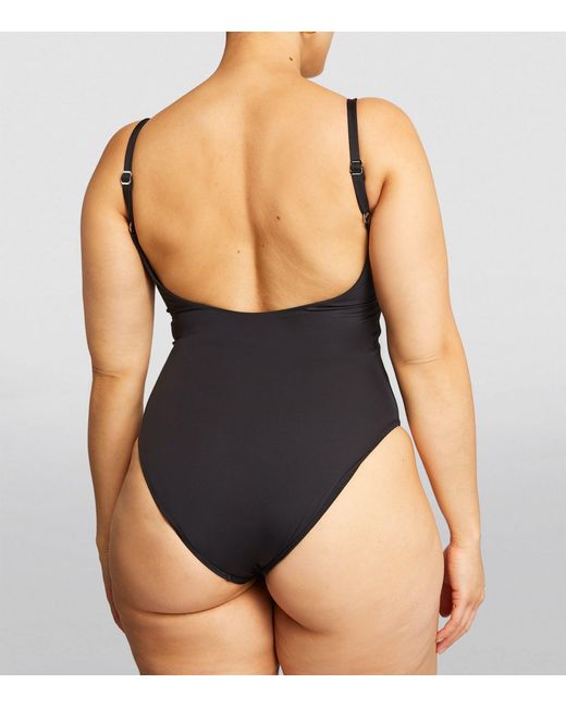 Form and Fold Black The One D+ Cup Underwire Swimsuit