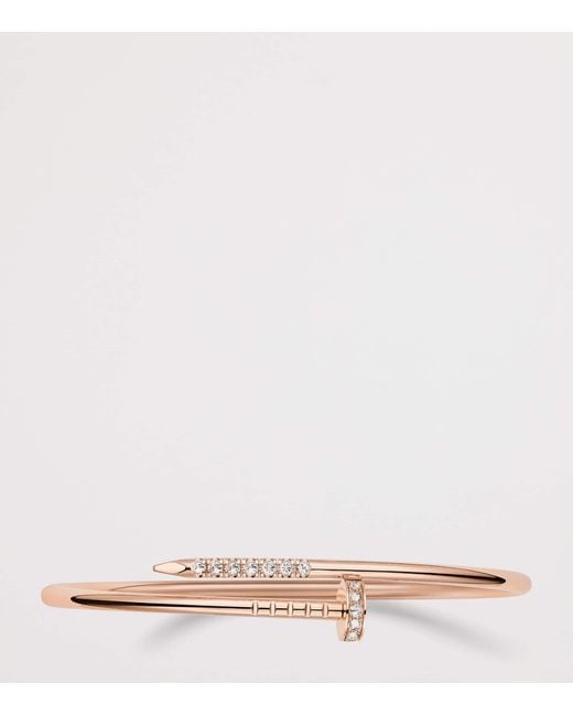 Cartier White Small And Diamond Juste Un Clou Bracelet