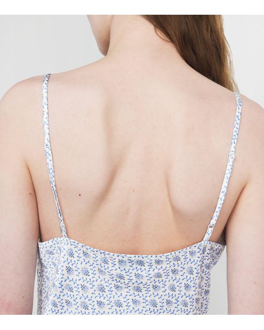 Claudie Pierlot Blue Lace-Trim Top