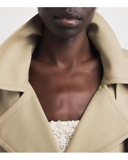 Camilla & Marc Natural Wool Omar Trench Coat