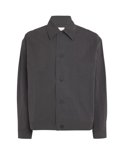 Studio Nicholson Gray Cotton-Blend Numa Overshirt for men