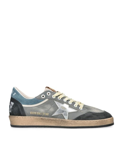 Golden Goose Deluxe Brand Gray Suede Ball Star Sneakers for men