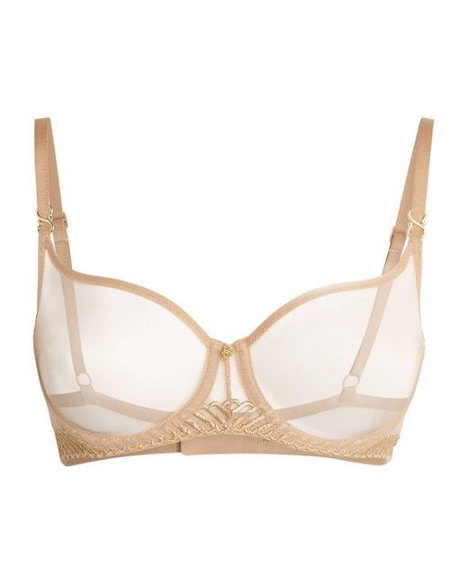 Aubade Natural Sheer Emotion Underwired Half-Cup Bra