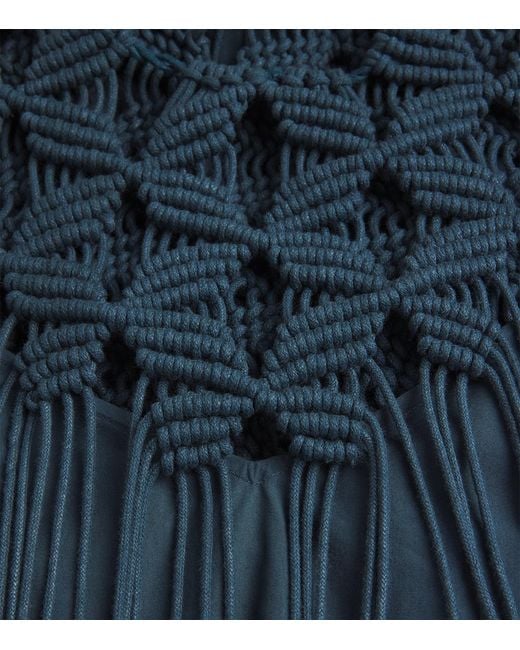 Roksanda Blue Cotton Miel Dress