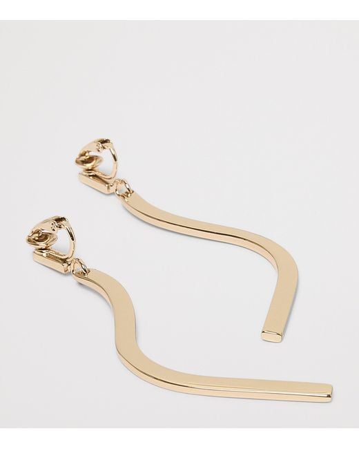 Marina Rinaldi White Necklace And Clip-On Earring Set
