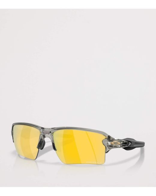 Oakley Yellow Flak 2.0 Xxl Rectangle Sunglasses for men