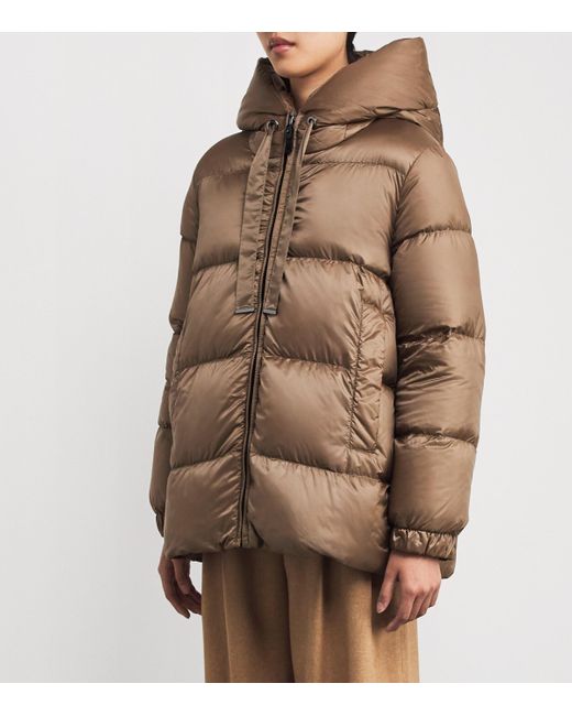 Max Mara Brown The Cube Quilted Jacket